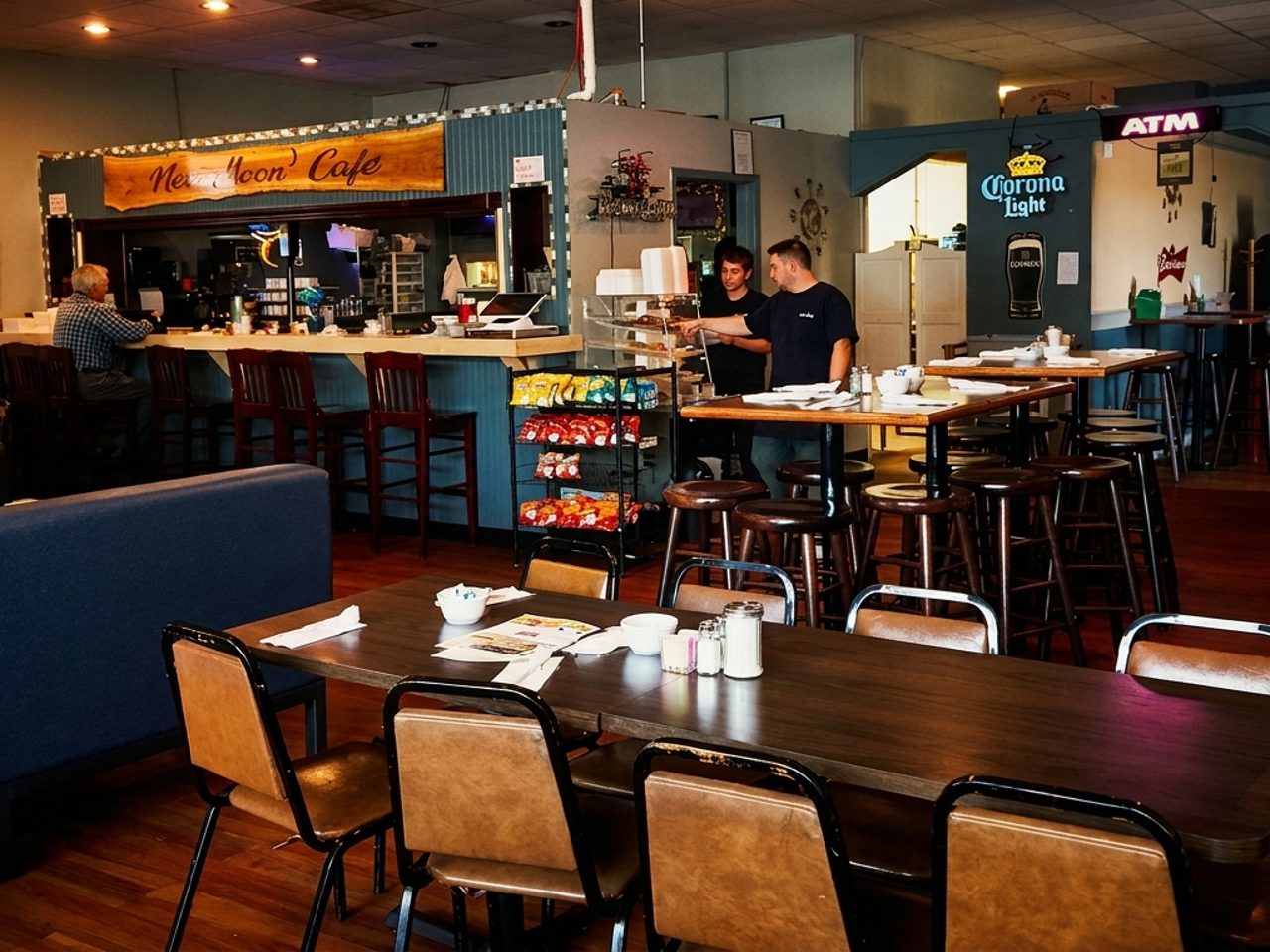 Work at New Moon Cafe