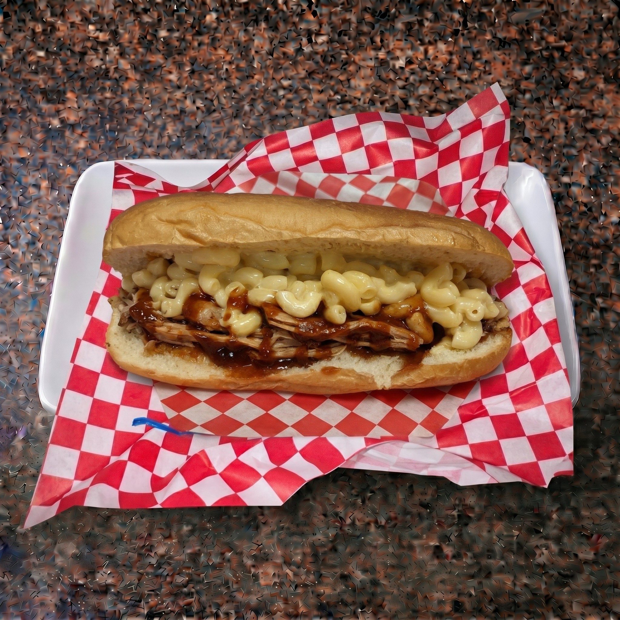 BBQ Mac Sub.