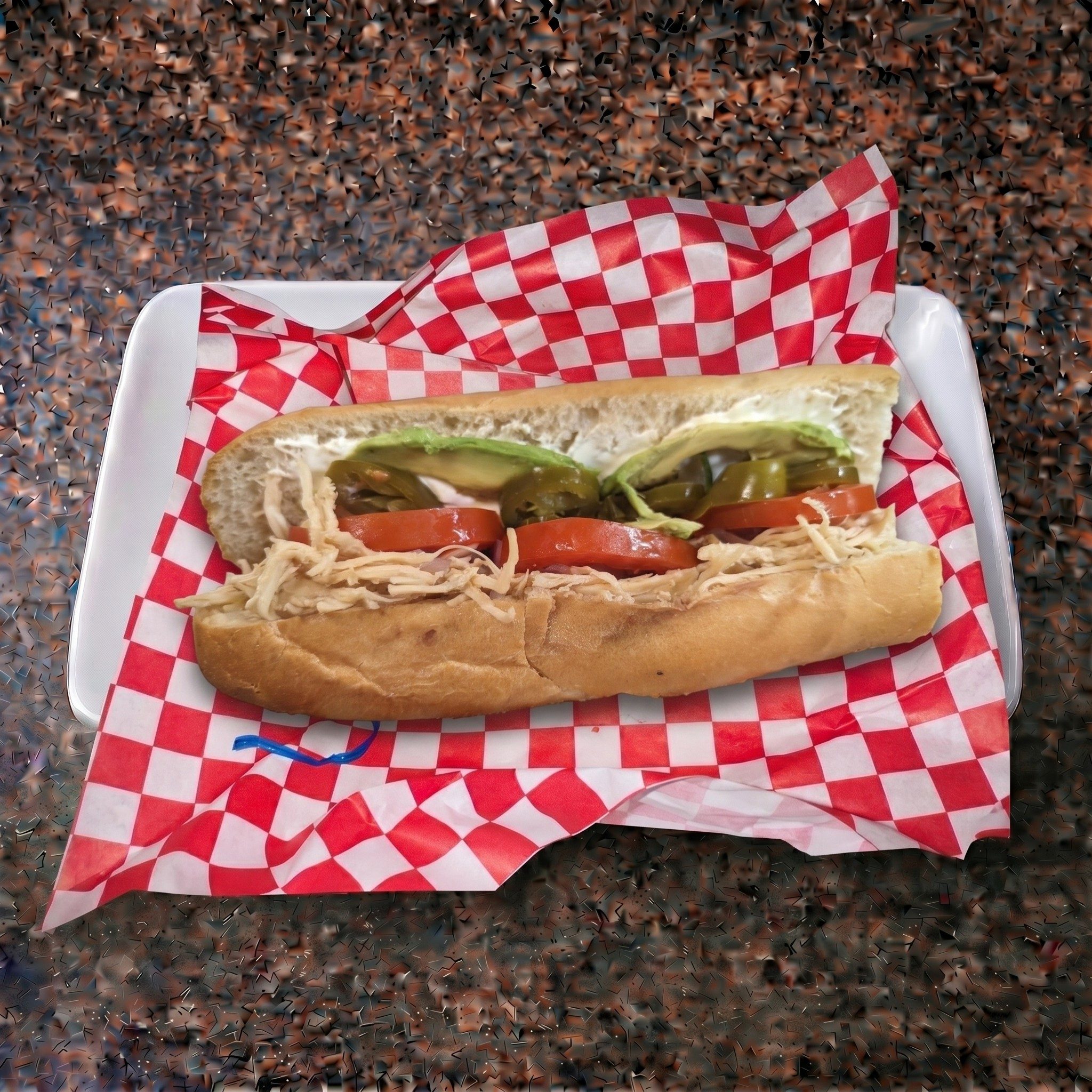 Mexican Torta Sub.