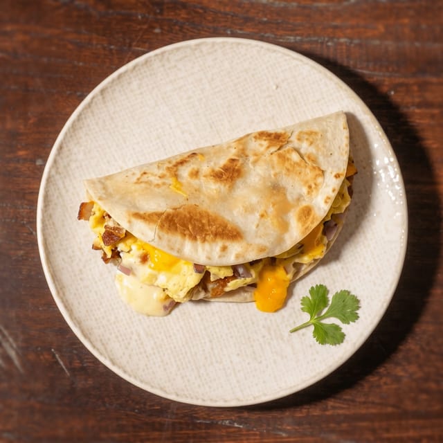 Breakfast Quesadilla.